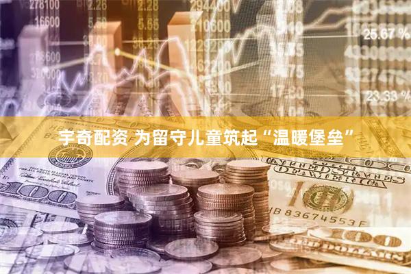 宇奇配资 为留守儿童筑起“温暖堡垒”